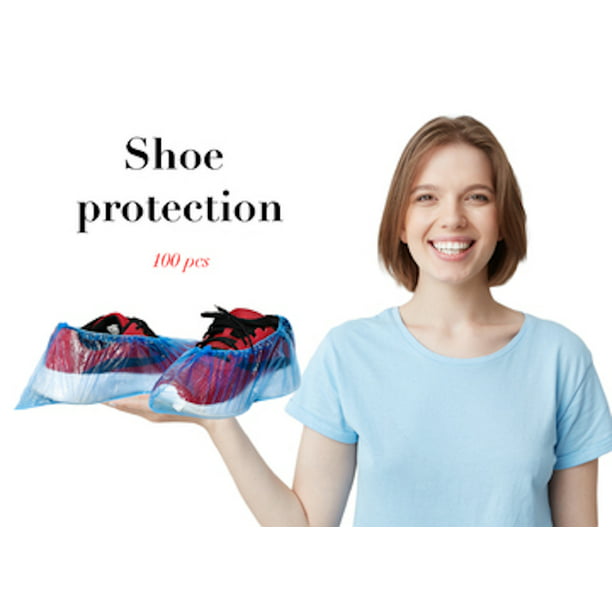 1000 Pcs Waterproof Plastic Shoe/Boot Cover Floor/Shoe Protector Indoor/Outdoor